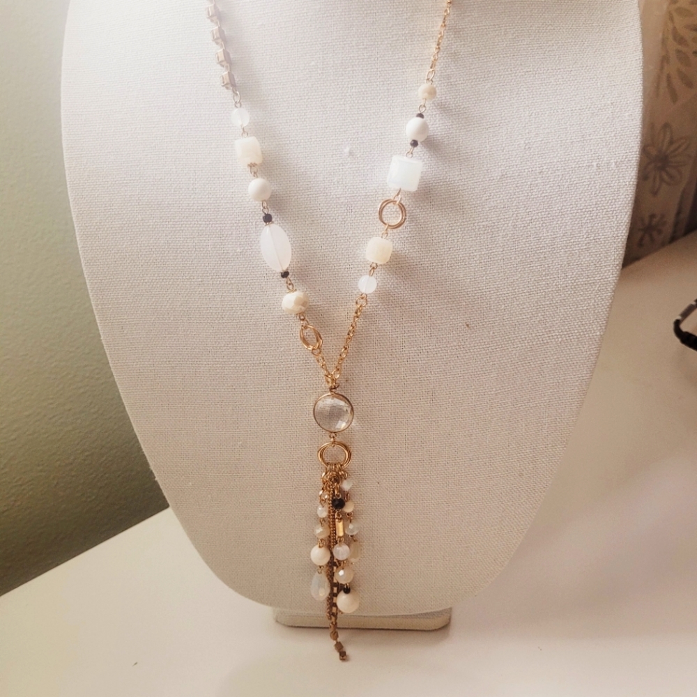 Gold colored necklace